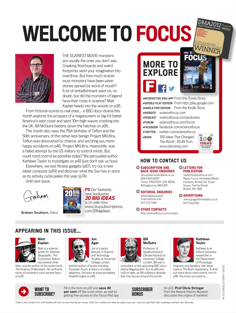 BBC Science Focus Magazine Preview Pages