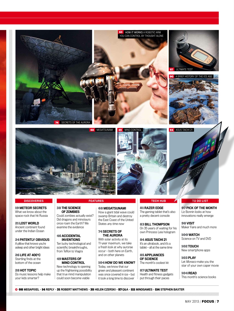 BBC Science Focus Magazine Preview Pages