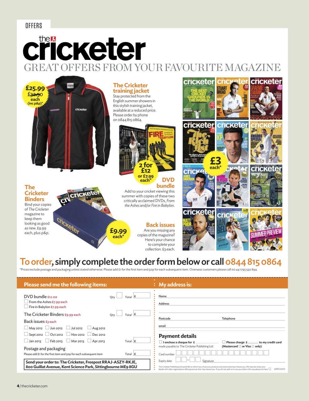 The Cricketer Magazine Preview Pages