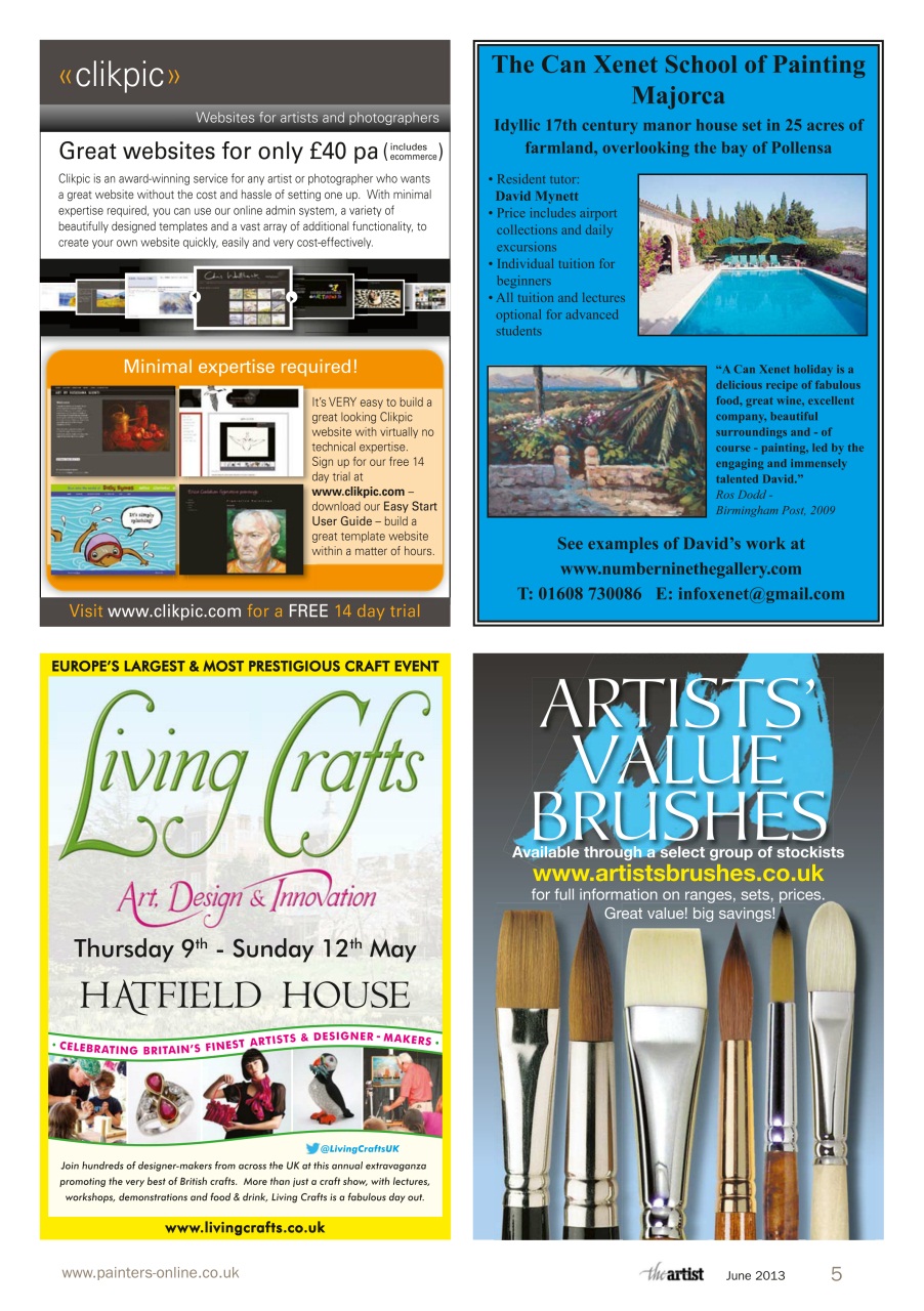 The Artist Preview Pages