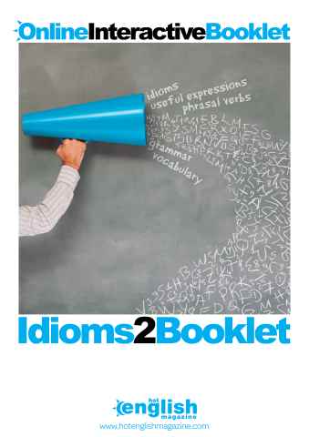 Learn Hot English issue Idioms Booklet 2