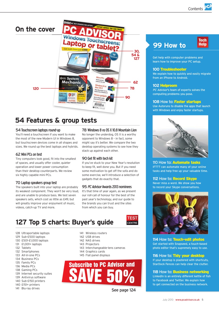 Tech Advisor Preview Pages