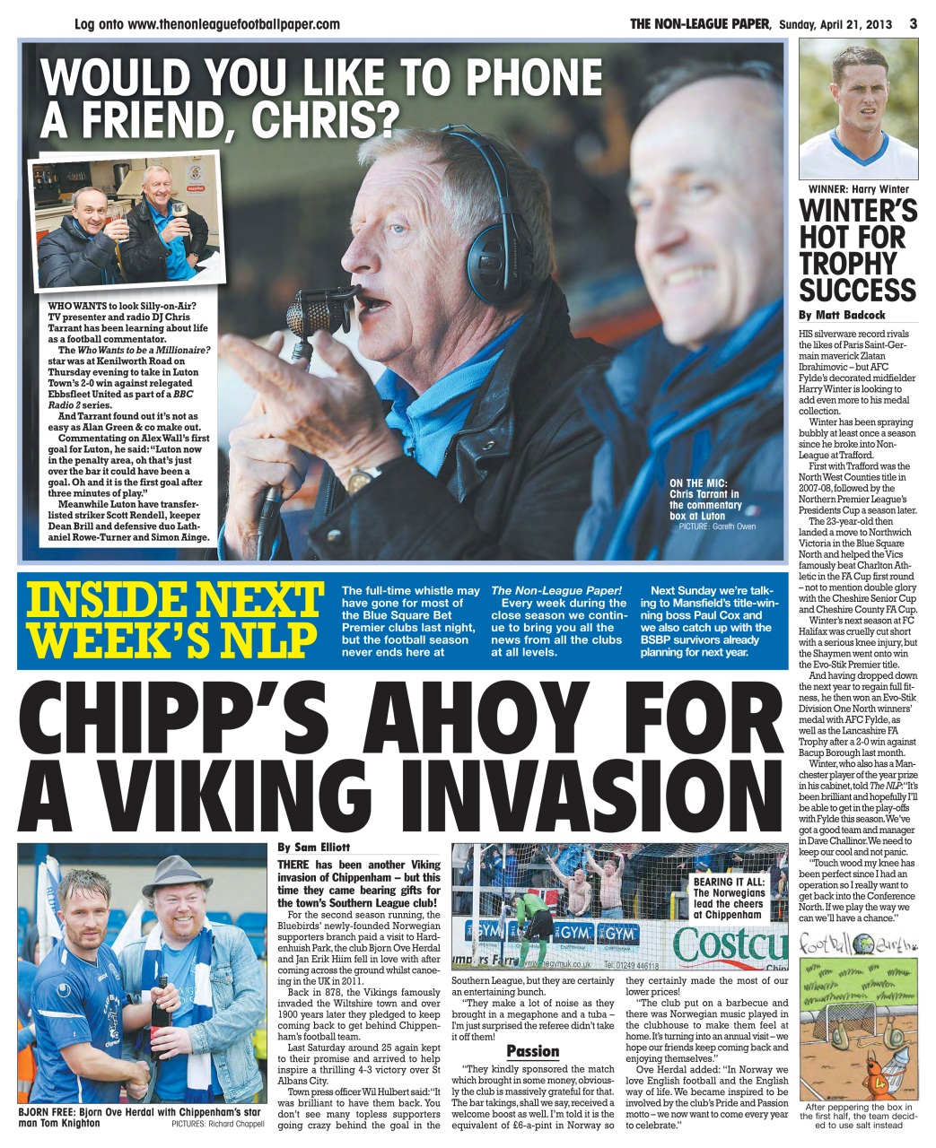 The Non-League Football Paper Preview Pages