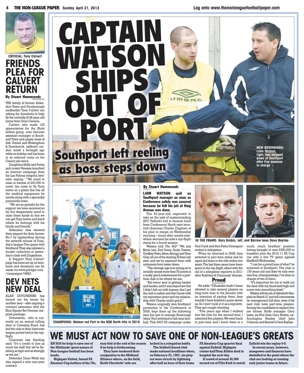 The Non-League Football Paper Preview Pages