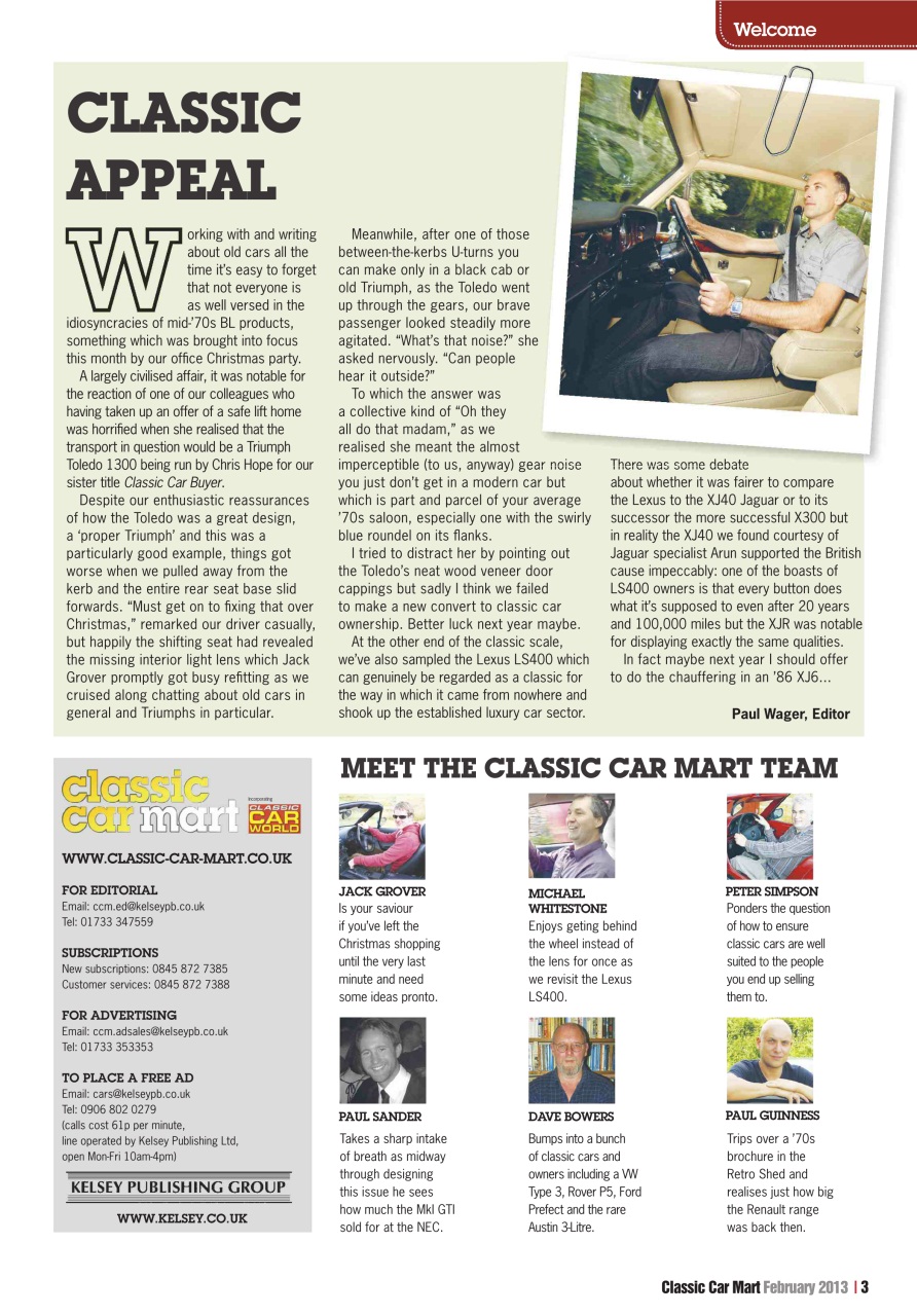 Classic Car Mart Preview Pages