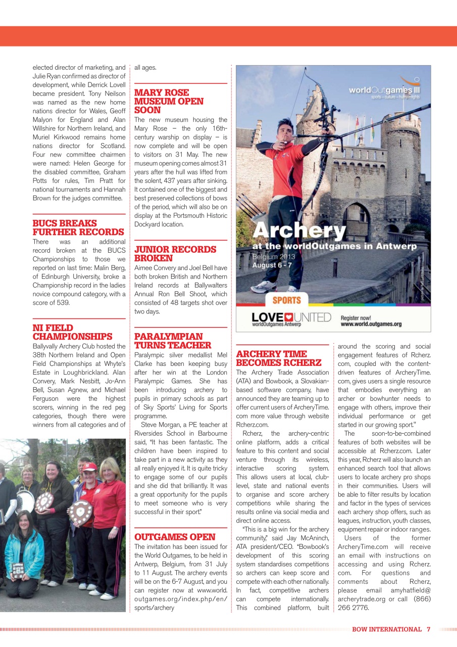 Bow International Preview Pages