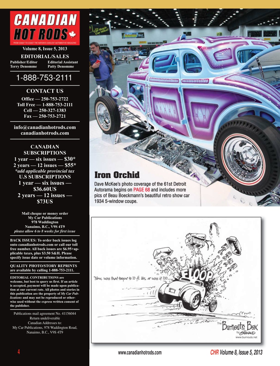 Canadian Hot Rods Preview Pages