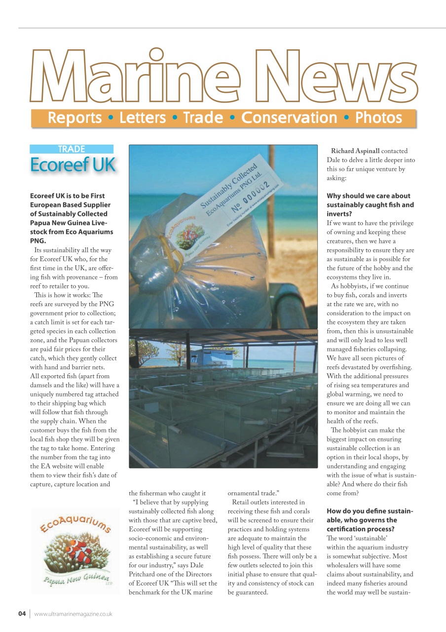 UltraMarine Magazine Preview Pages