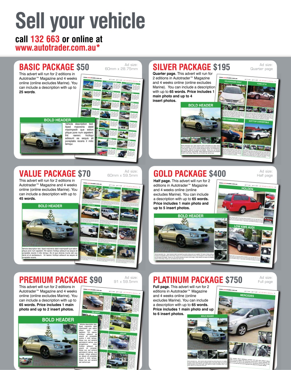 AutoTrader Preview Pages