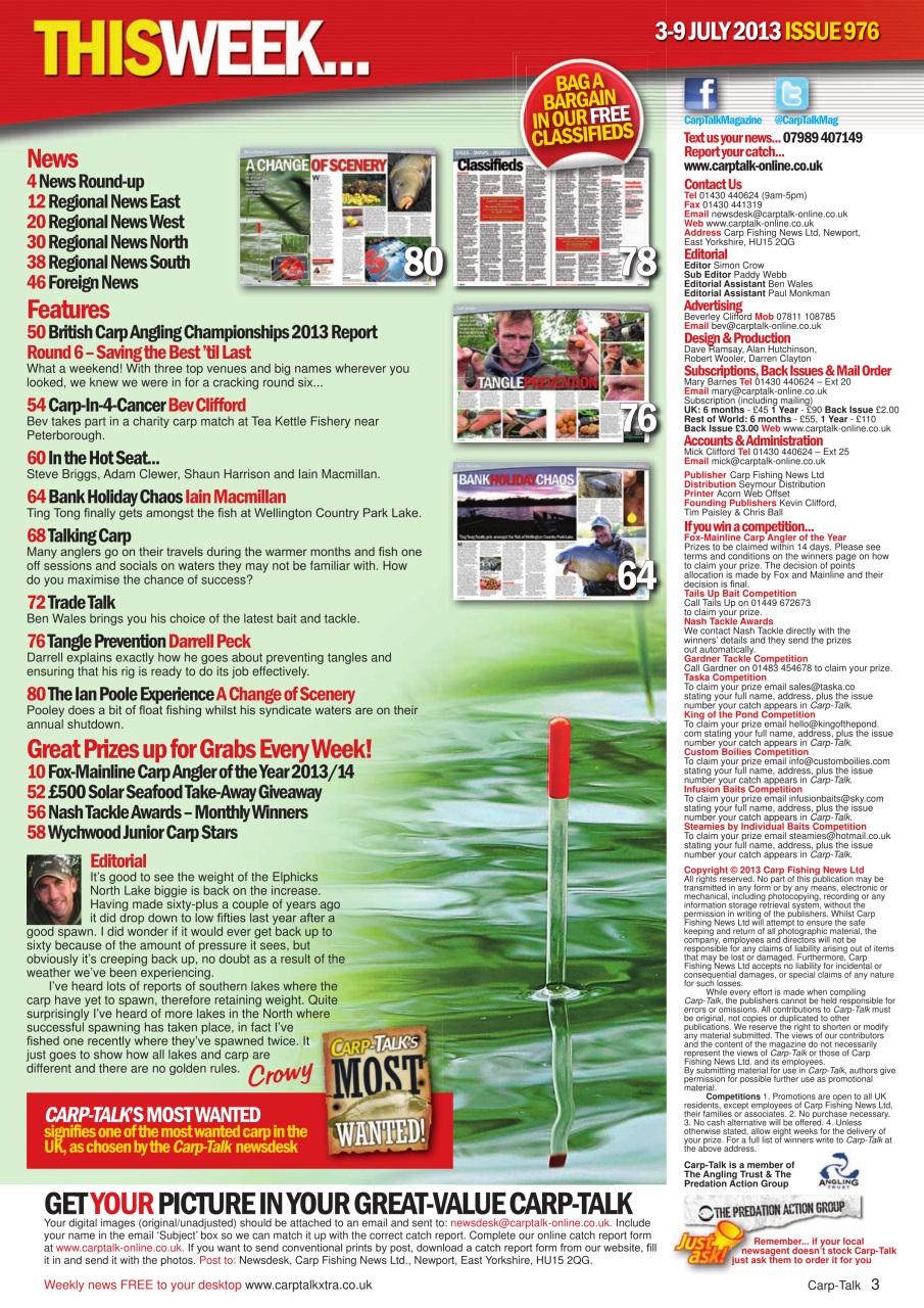 Carp-Talk Preview Pages