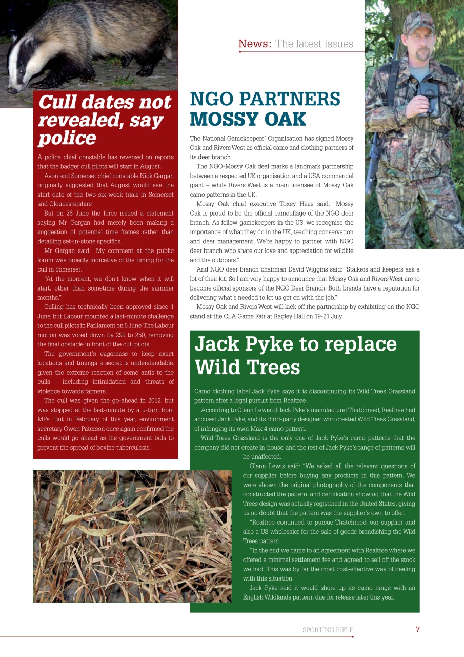 Sporting Rifle Preview Pages