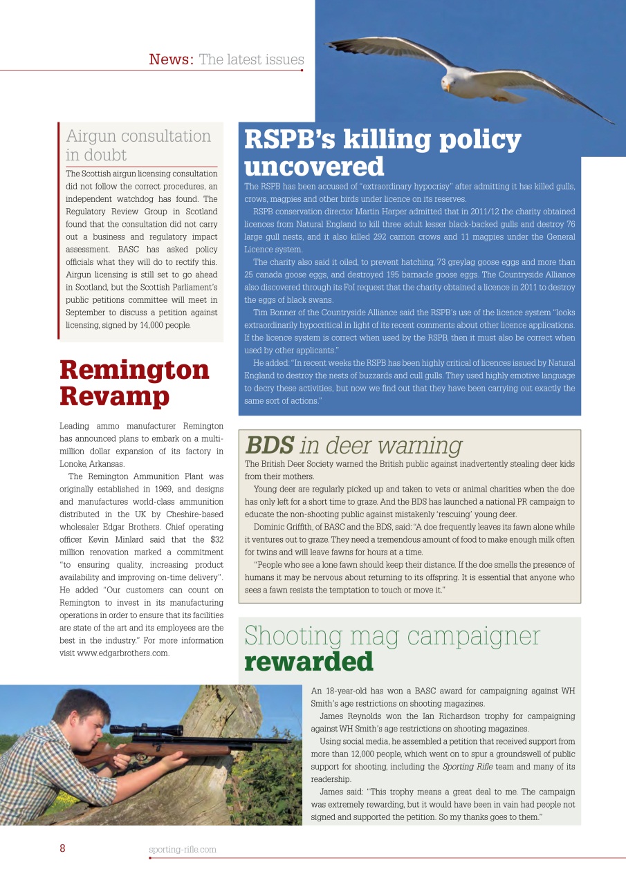 Sporting Rifle Preview Pages