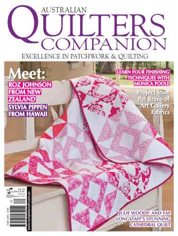 Quilters Companion issue Issue#62 - October-November 2013