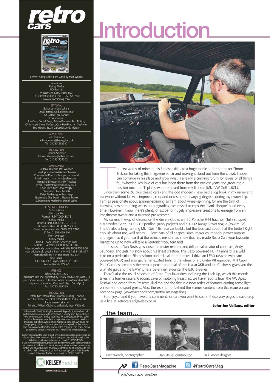 Retro Cars Preview Pages