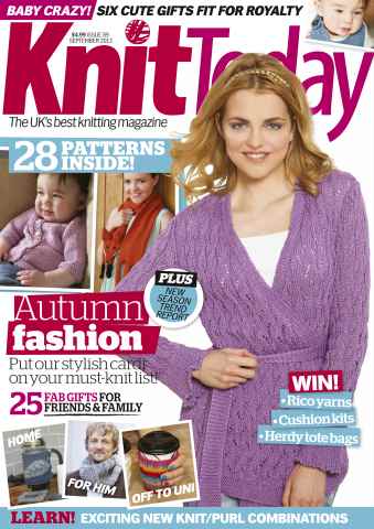 Knit Today issue September 2013
