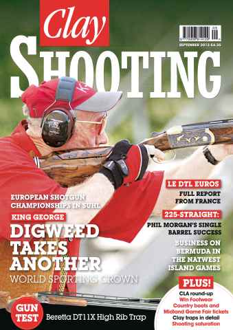Clay Shooting issue September 2013