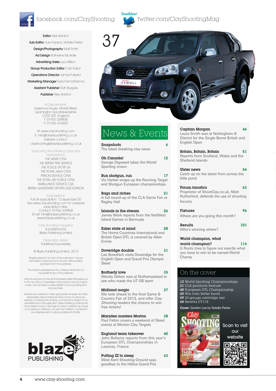 Clay Shooting Preview Pages