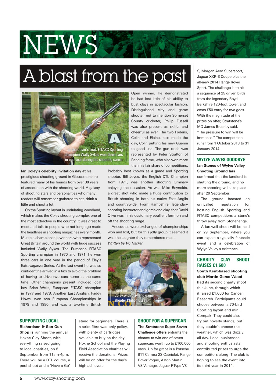 Clay Shooting Preview Pages