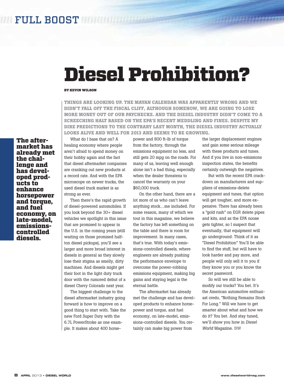 Diesel World Preview Pages