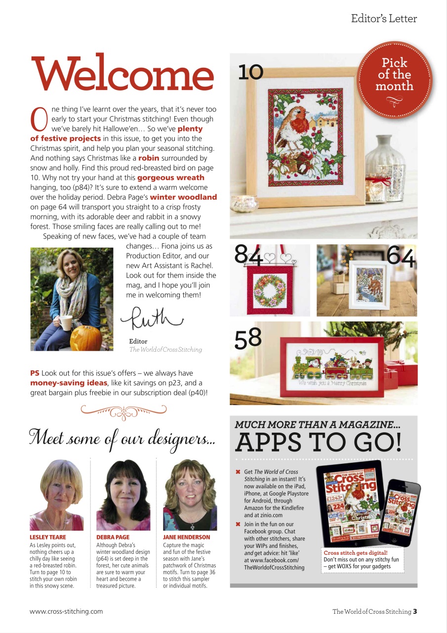 The World of Cross Stitching Preview Pages