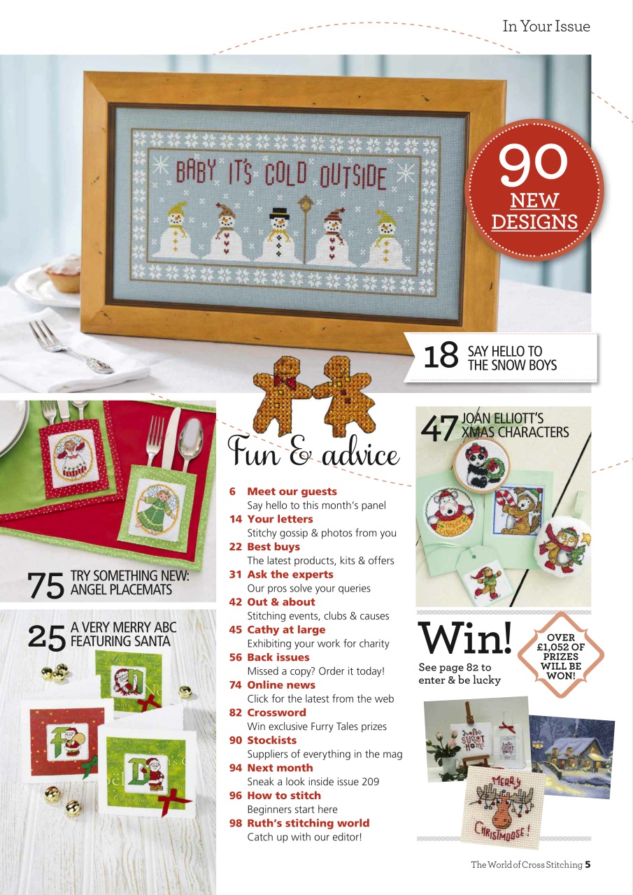 The World of Cross Stitching Preview Pages