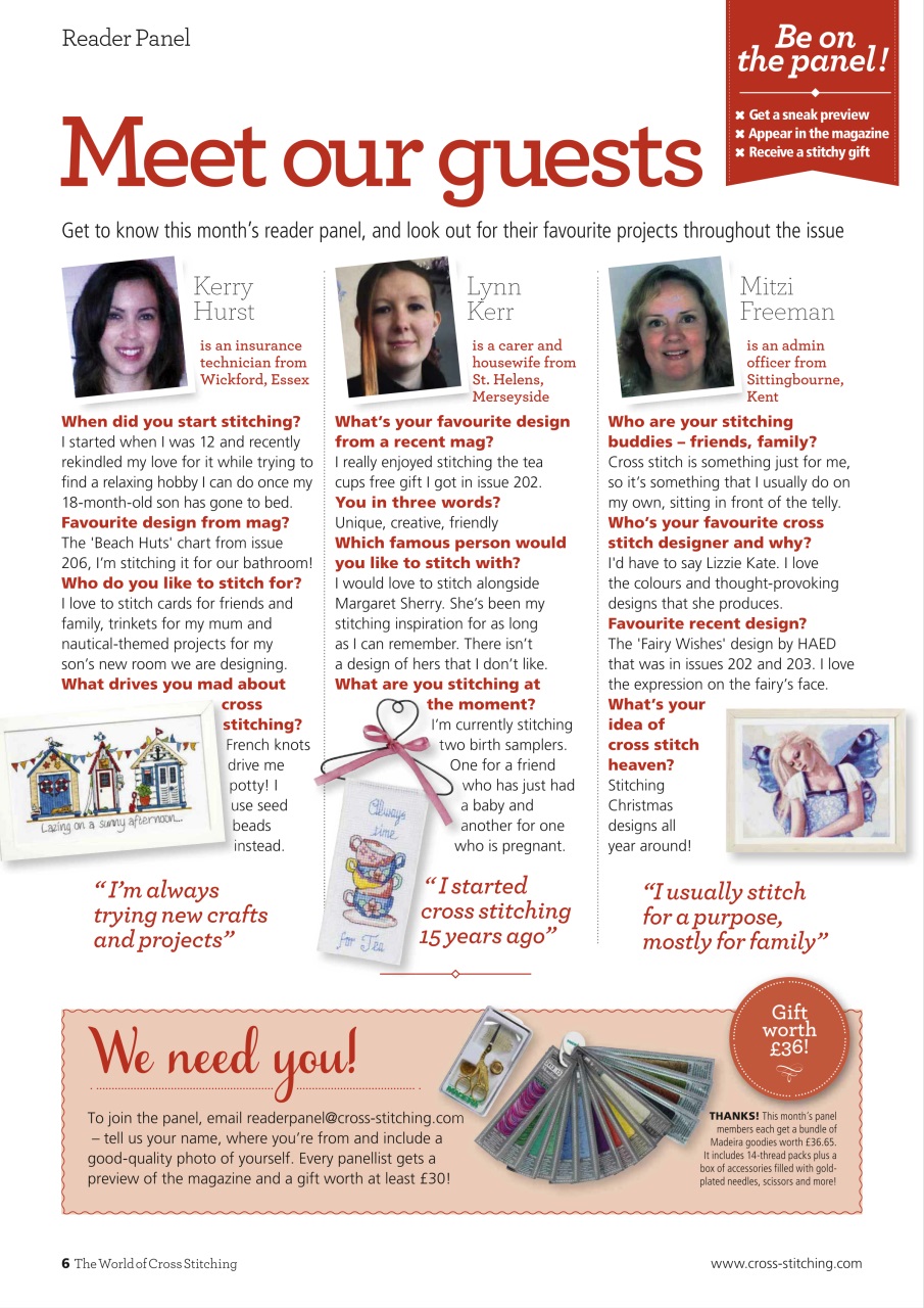 The World of Cross Stitching Preview Pages