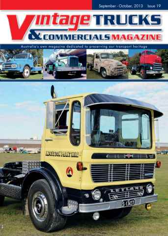 Vintage Trucks & Commercials issue #19 September - October 2013