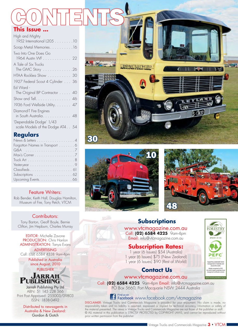 Vintage Trucks & Commercials Preview Pages
