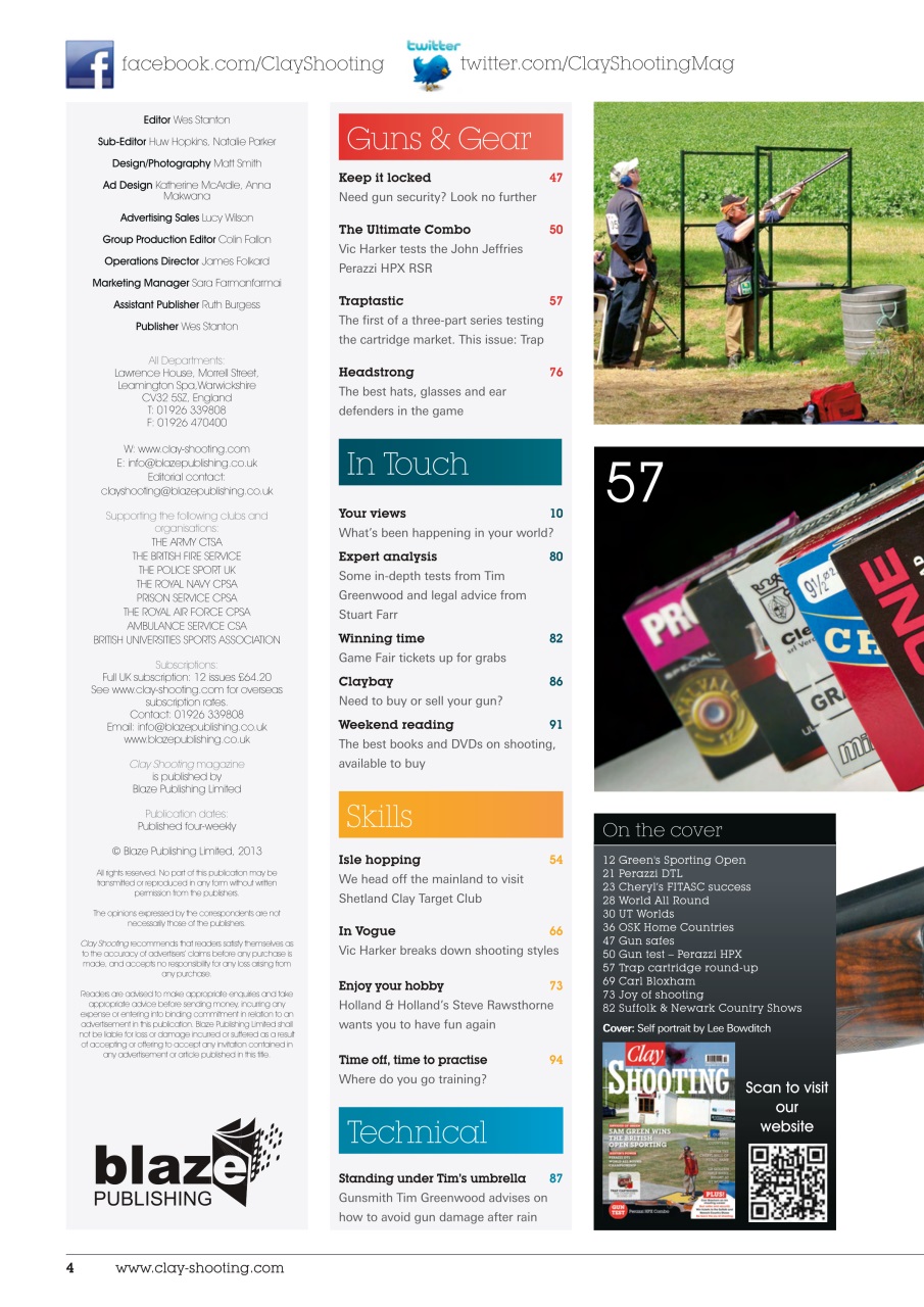 Clay Shooting Preview Pages