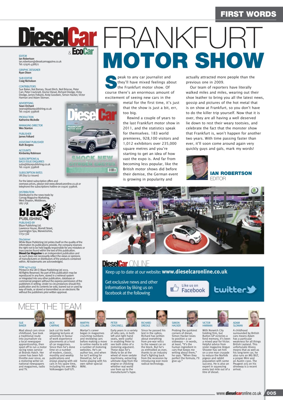 Diesel&EcoCar Magazine Preview Pages
