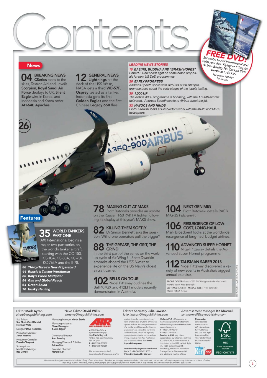 AIR International Preview Pages
