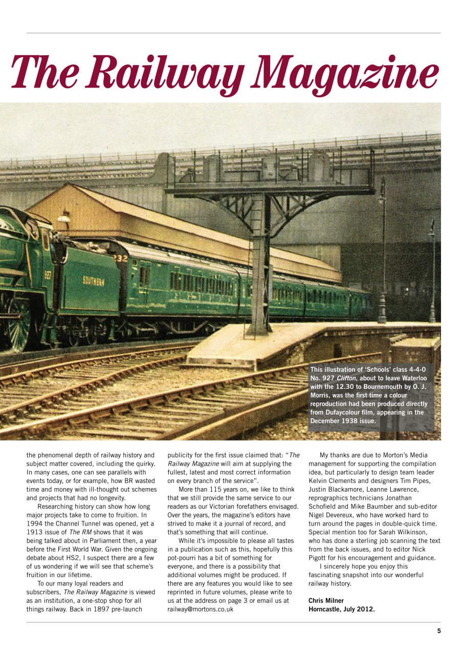 Railway Magazine Preview Pages