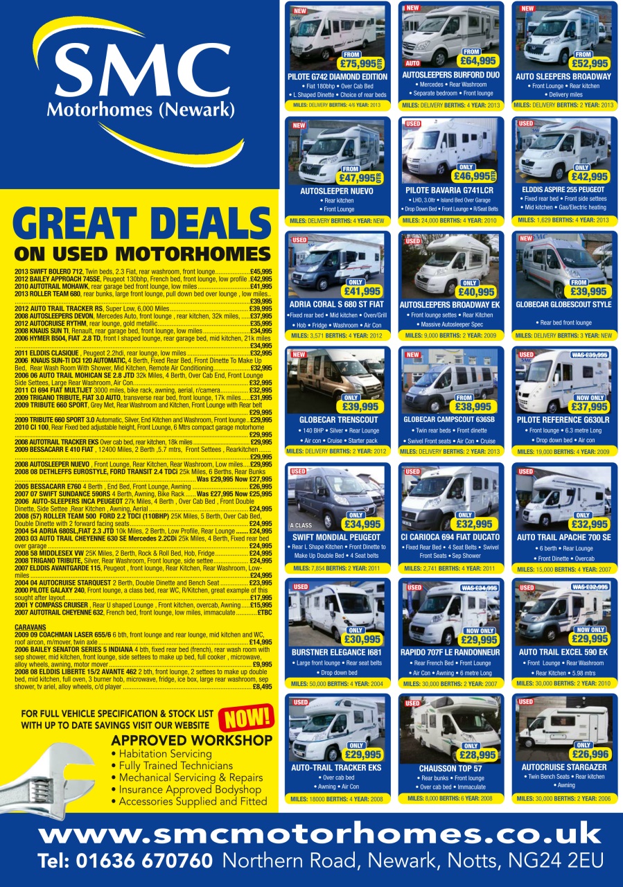 What Motorhome magazine Preview Pages