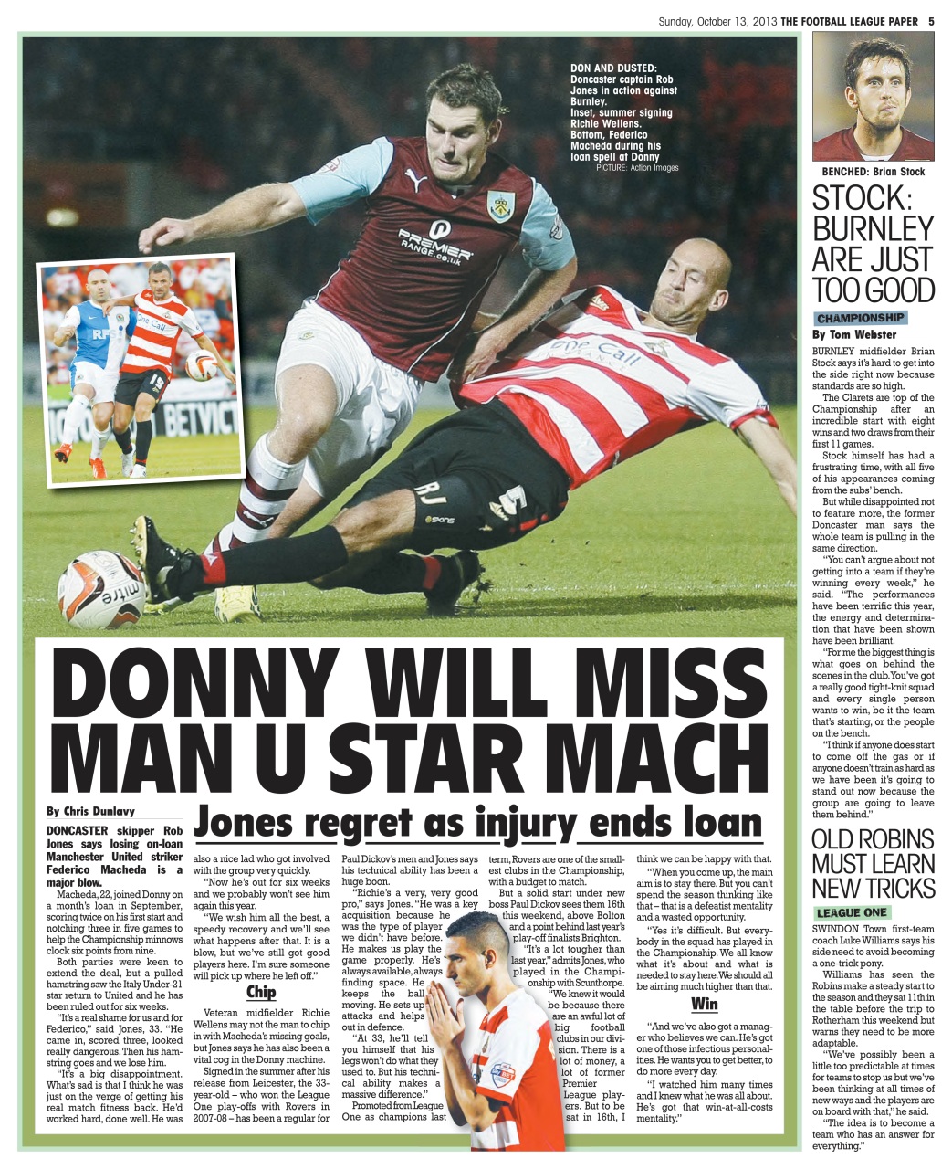 The Football League Paper Preview Pages