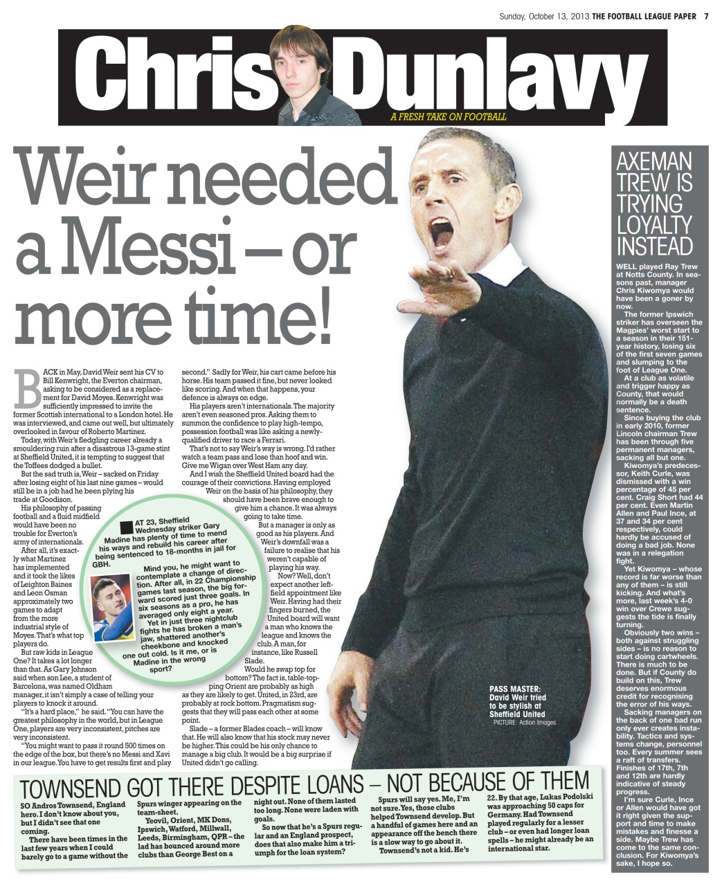 The Football League Paper Preview Pages