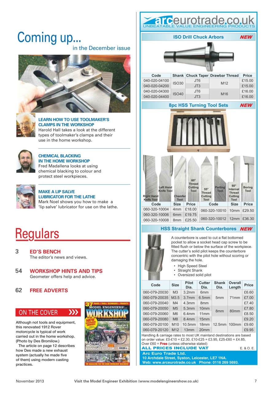 Model Engineer & Workshop Magazine Preview Pages