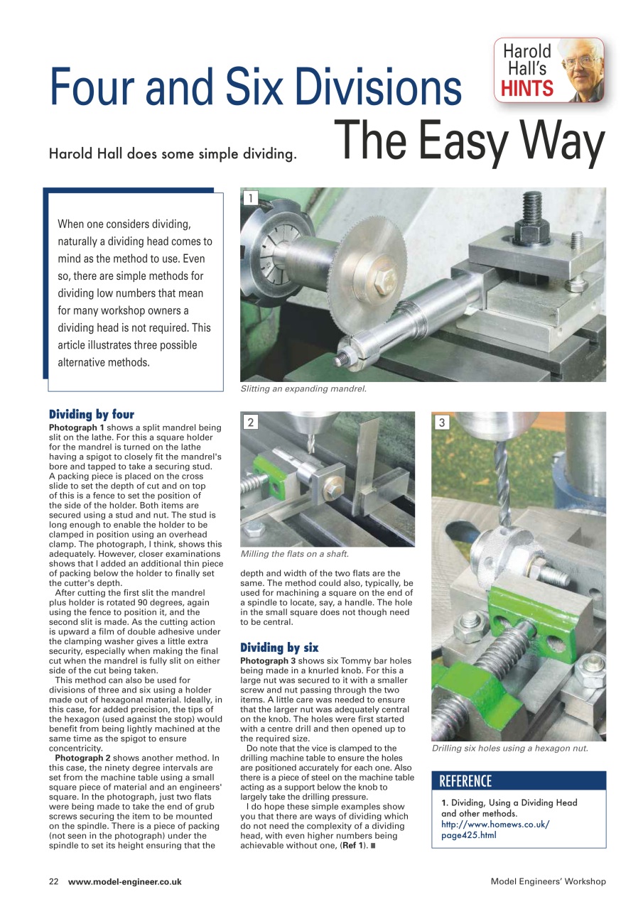 Model Engineer & Workshop Magazine Preview Pages