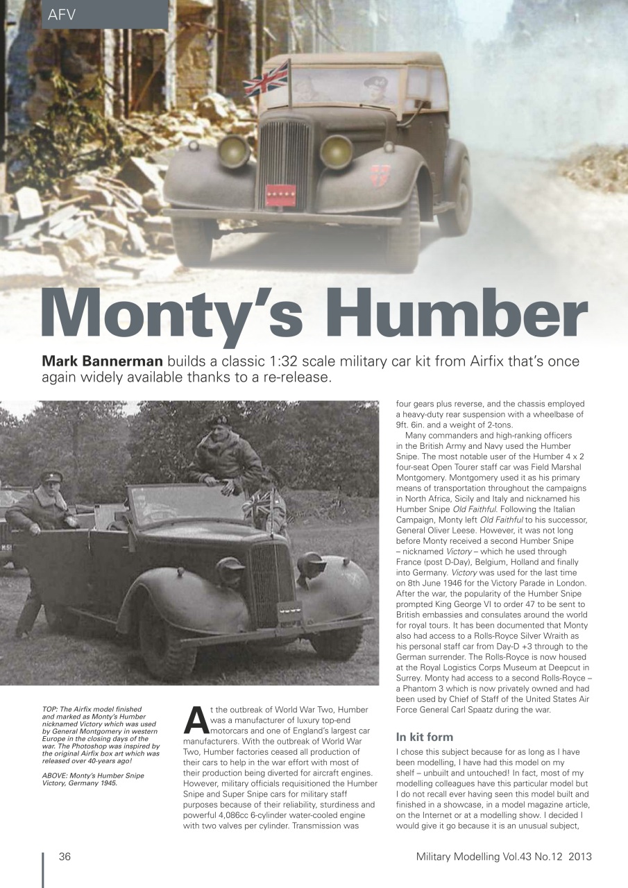Military Modelling International Magazine Preview Pages