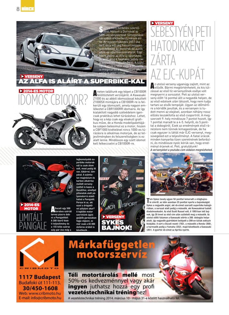SuperBike Hungary Preview Pages