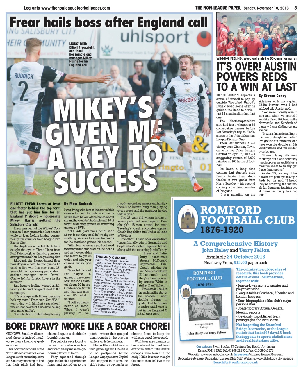 The Non-League Football Paper Preview Pages