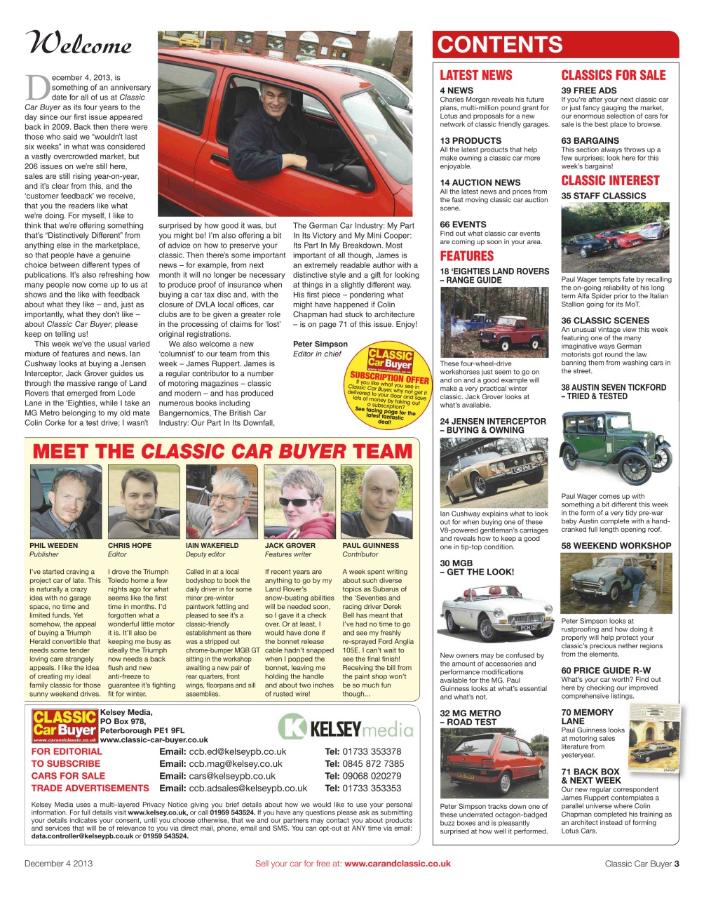 Classic Car Buyer Preview Pages
