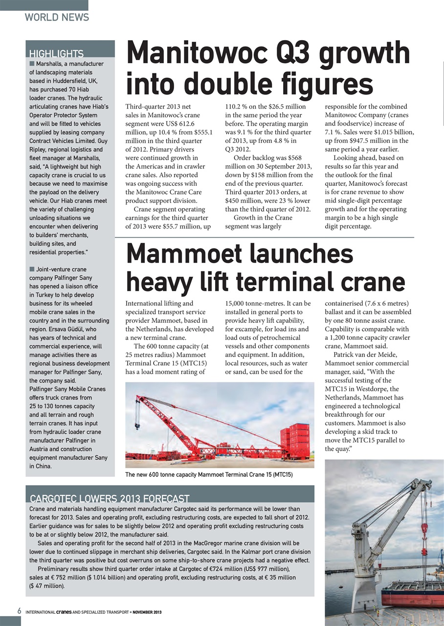 Int. Cranes and Specialized Transp Preview Pages