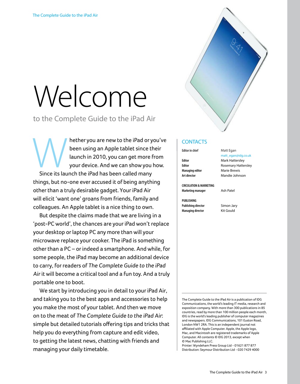 iPad and iPhone User Preview Pages