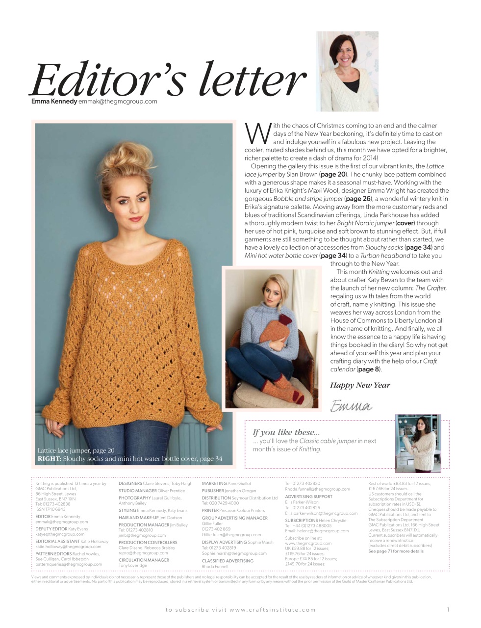 Knitting Preview Pages