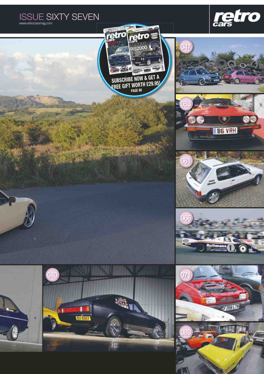 Retro Cars Preview Pages