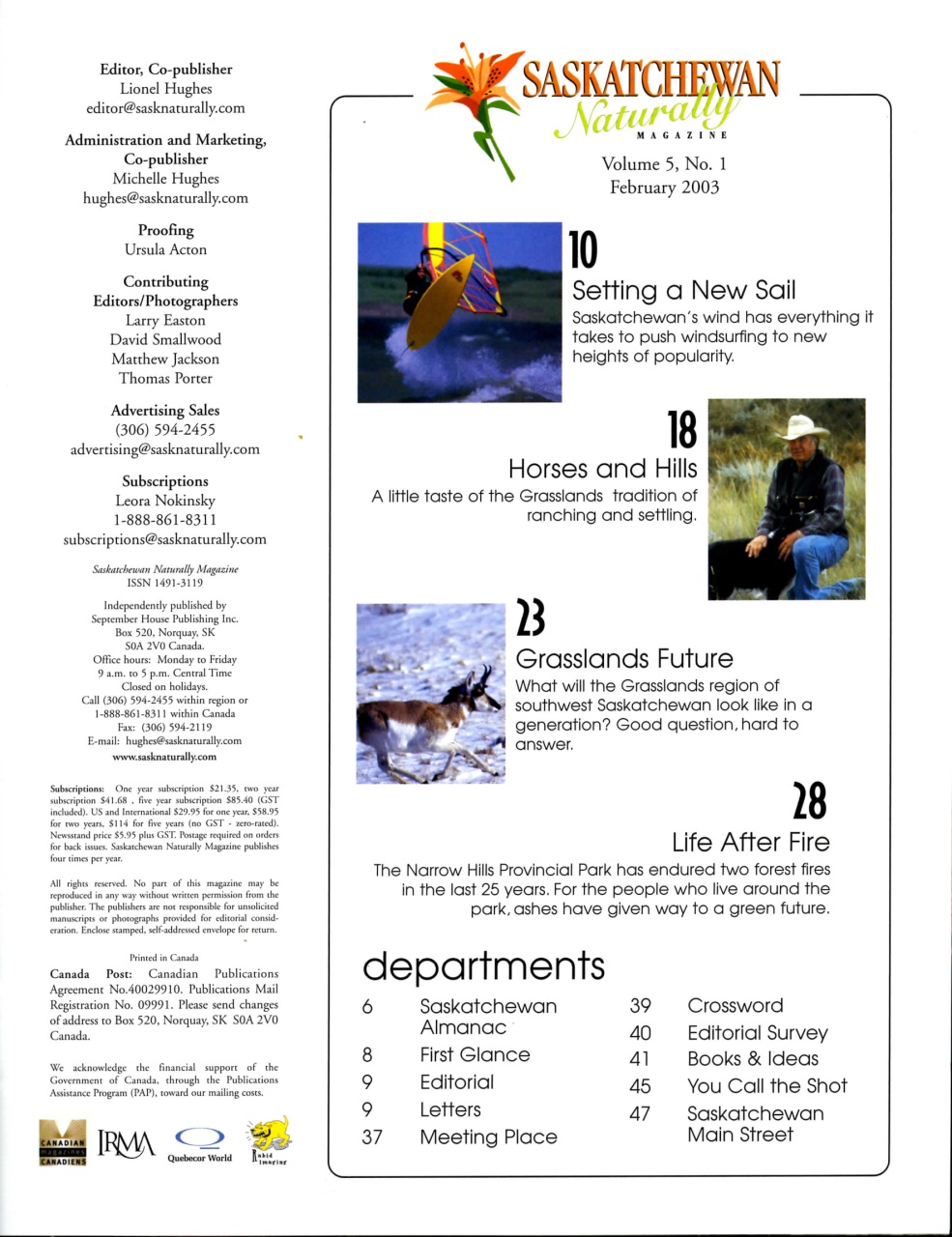 Prairies North Magazine Preview Pages