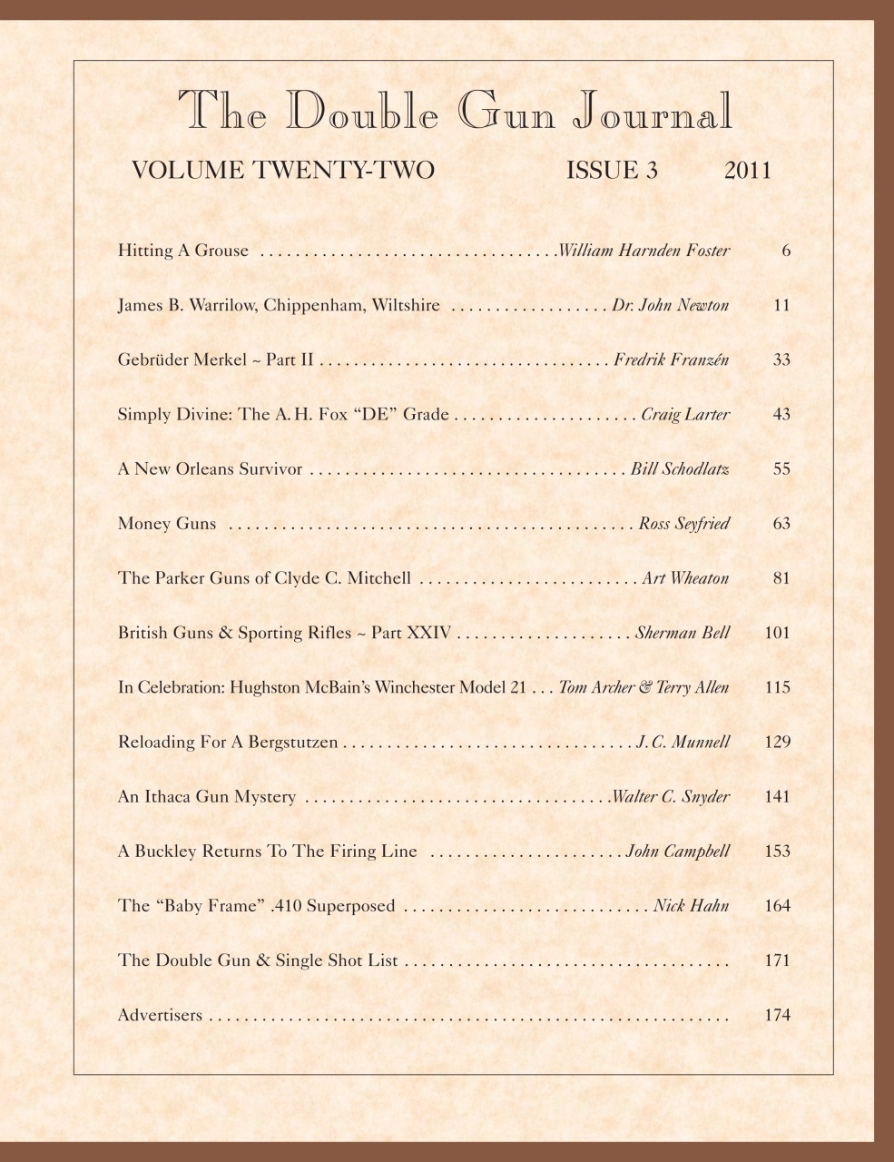 Double Gun Journal Preview Pages