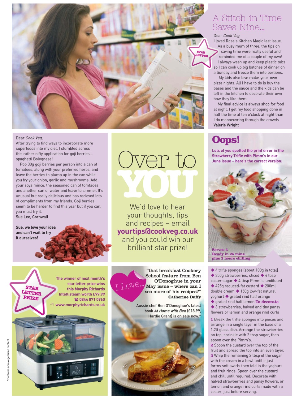 Veggie Magazine Preview Pages