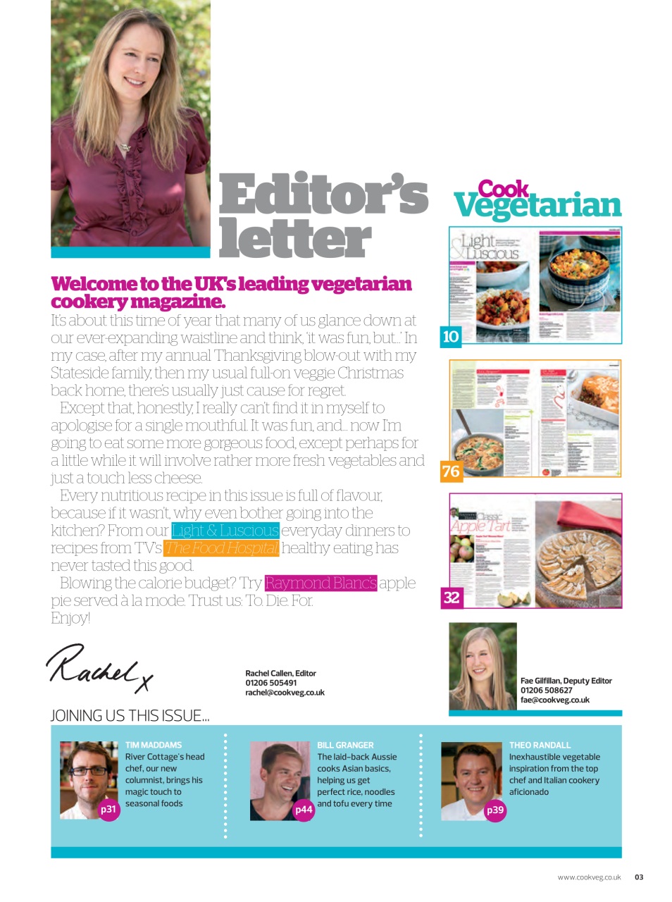 Veggie Magazine Preview Pages