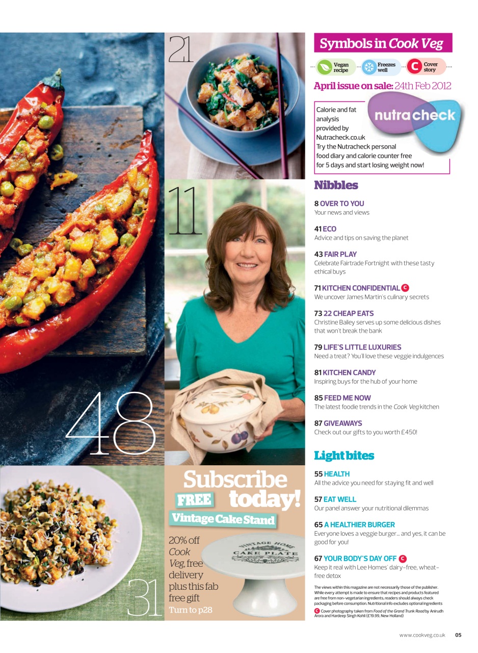 Veggie Magazine Preview Pages